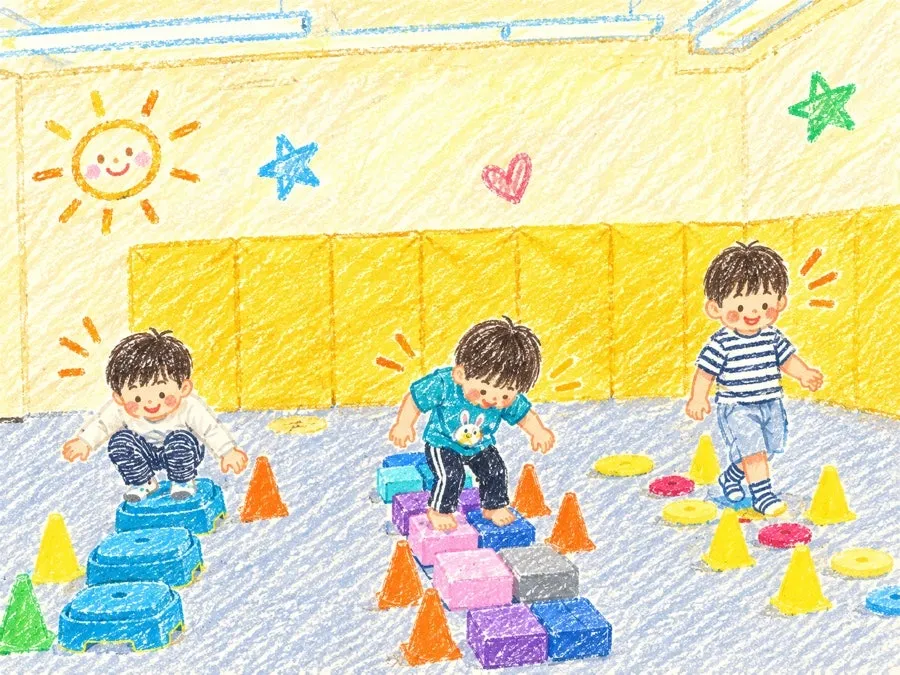 모찌쌤 유아체육 수업 그림