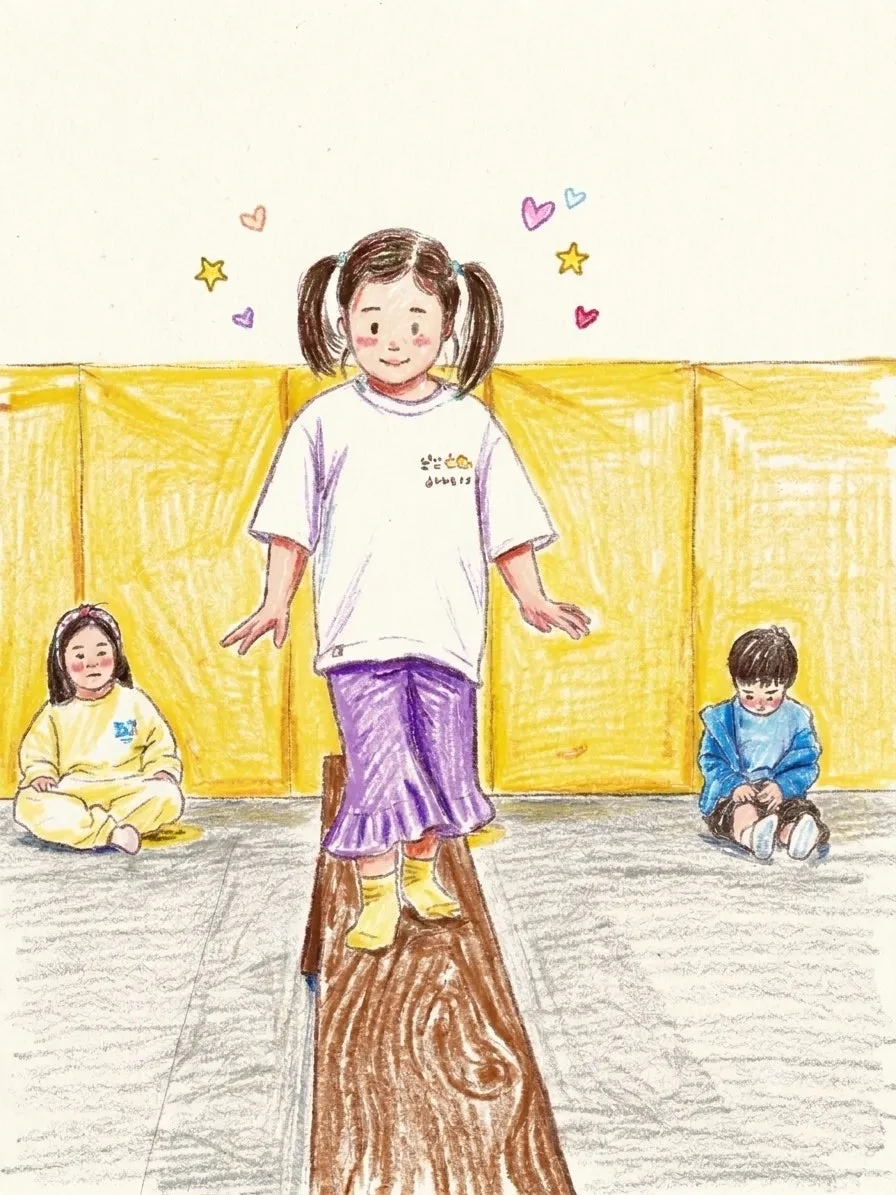 모찌쌤 유아체육 수업 그림