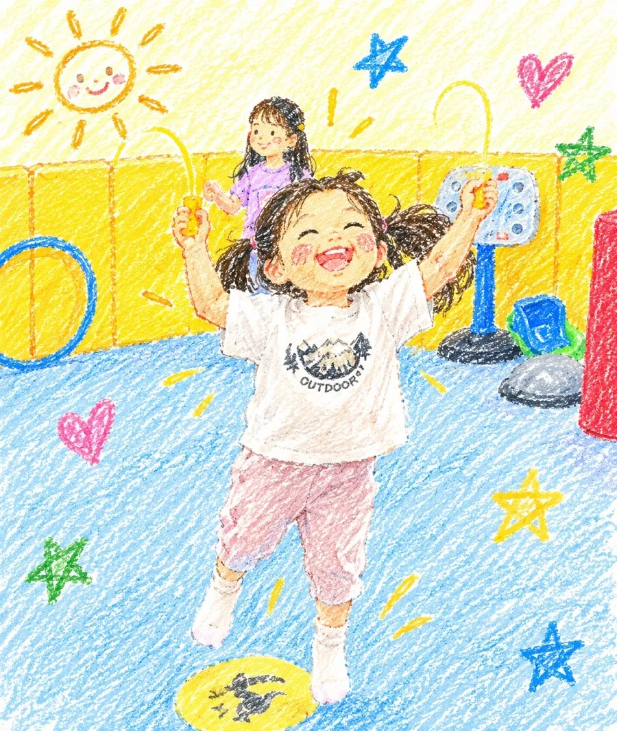 모찌쌤 유아체육 수업 그림