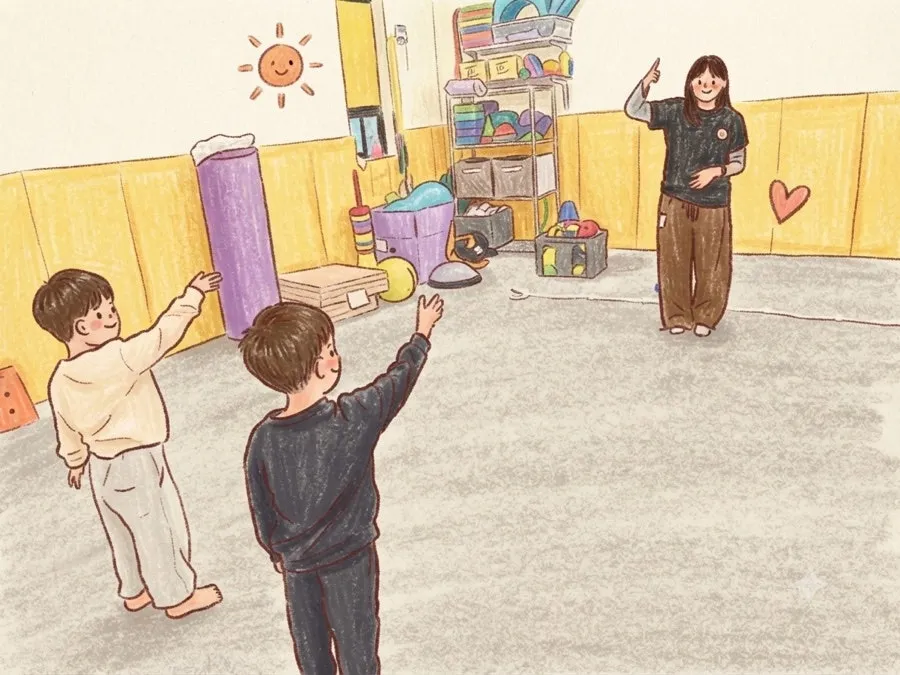 모찌쌤 유아체육 수업 그림