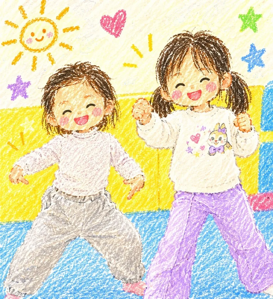 모찌쌤 유아체육 수업 그림